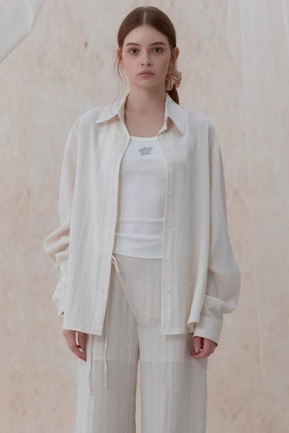 Evening Linen Blend Shirt