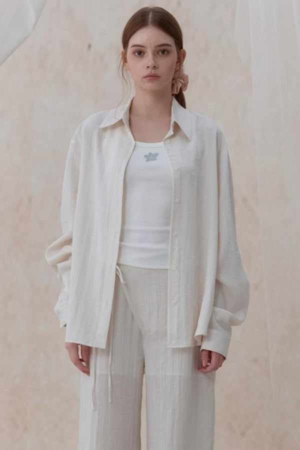 Evening Linen Blend Shirt