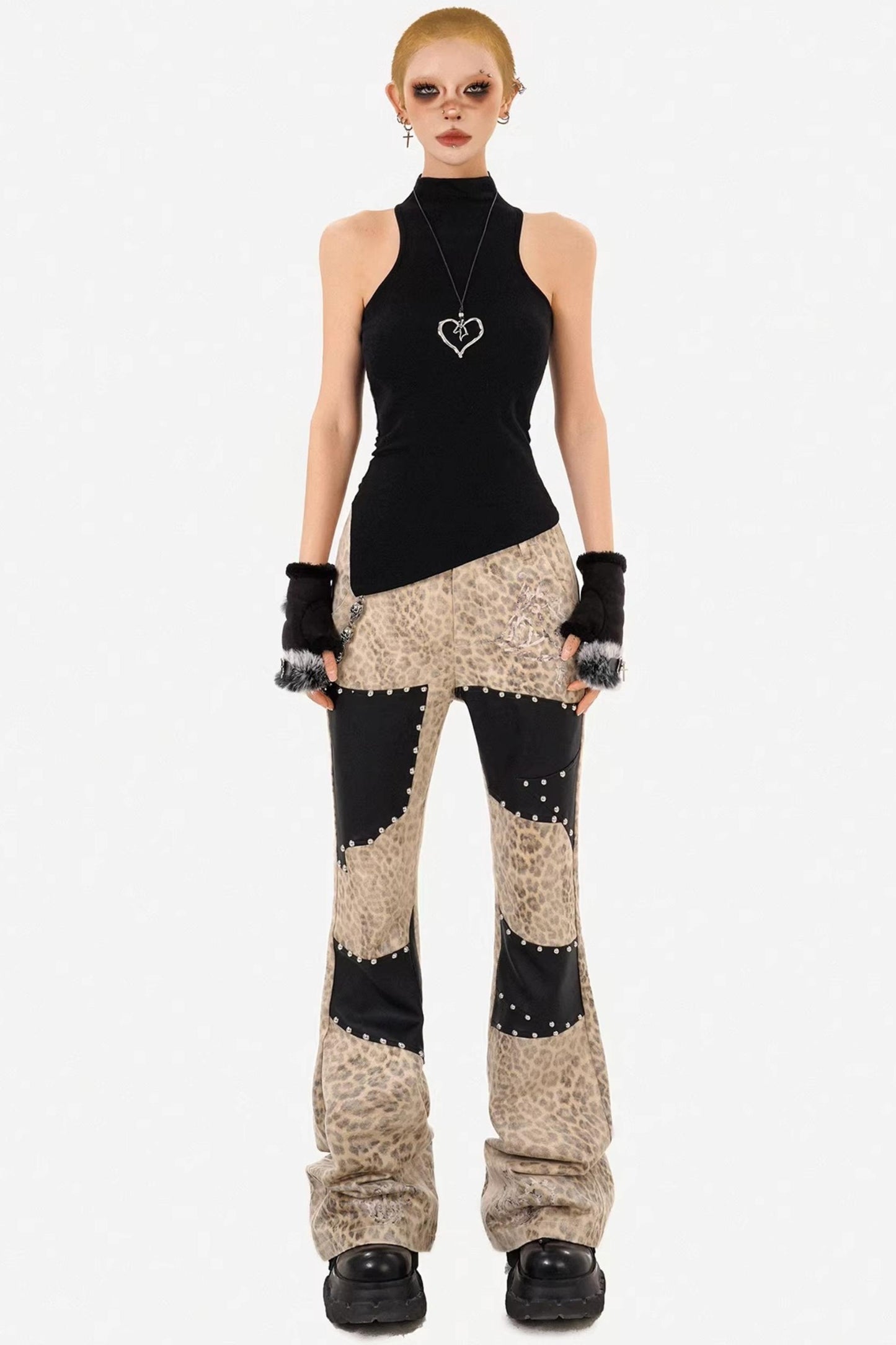 Retro Stand-Up Collar Vest