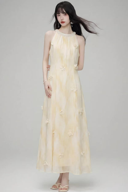 Three-Dimensional Floral Dress