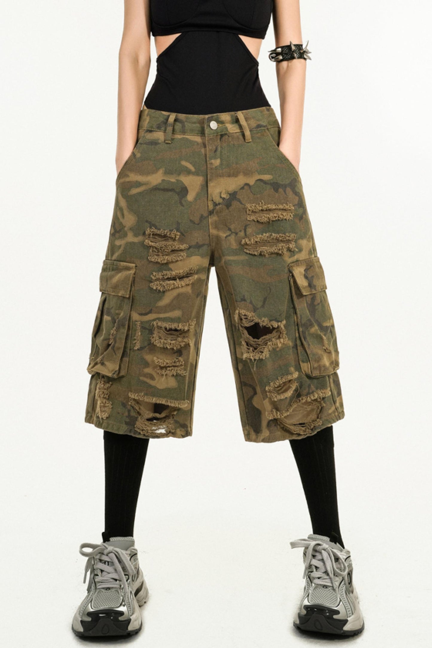 Vintage Camouflage Seven Pants