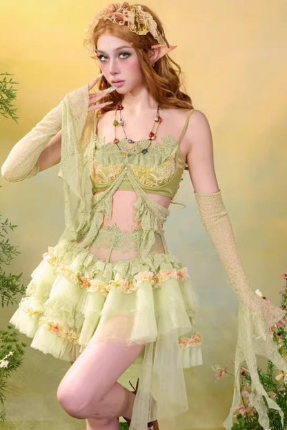 Lace Fairy Camisole Top Set-Up