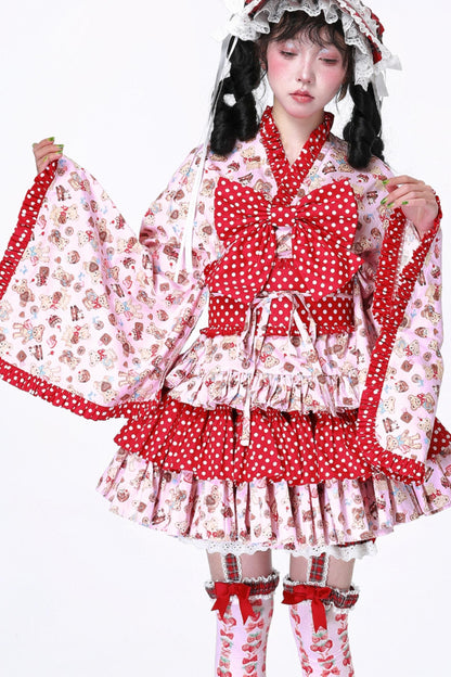 Retro Lolita Kimono Blouse