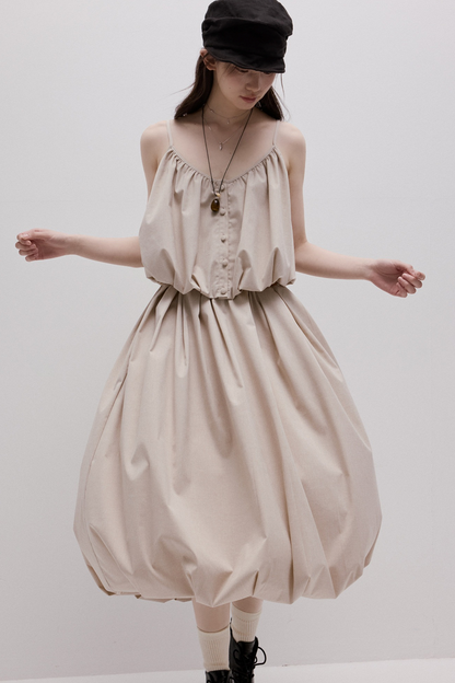 Linen Puff Volume Top