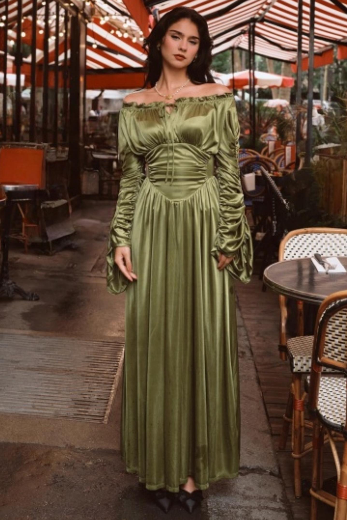 Lacemade Parthenon Satin Dress