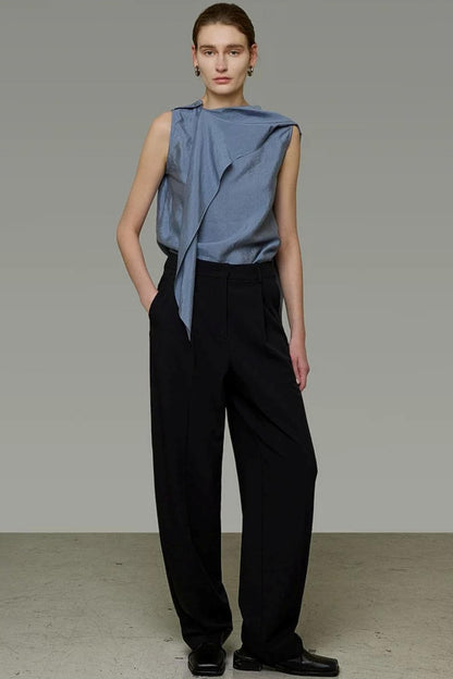 High-End Versatile Ribbon Top