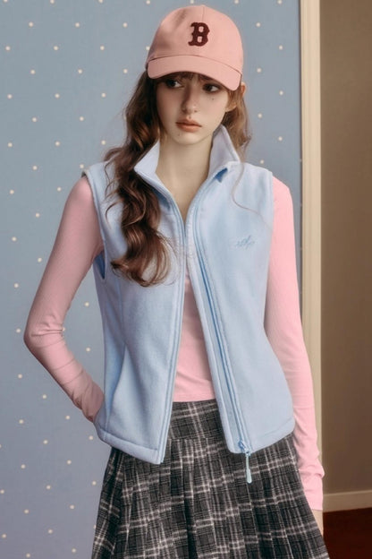 Winter Slim Zipper Vest