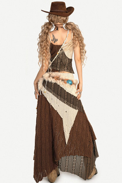 Milky Cool Art Skirt Set-Up