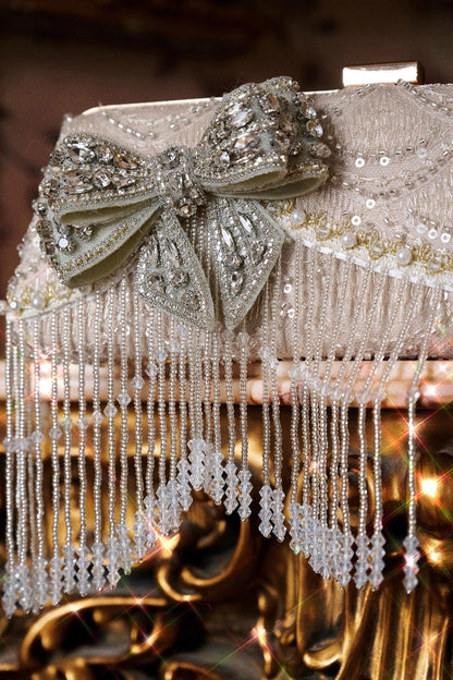 Slavic Rhinestone Clutch Bag