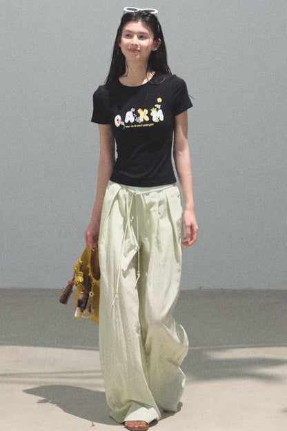 Skin-Friendly Crewneck T-Shirt