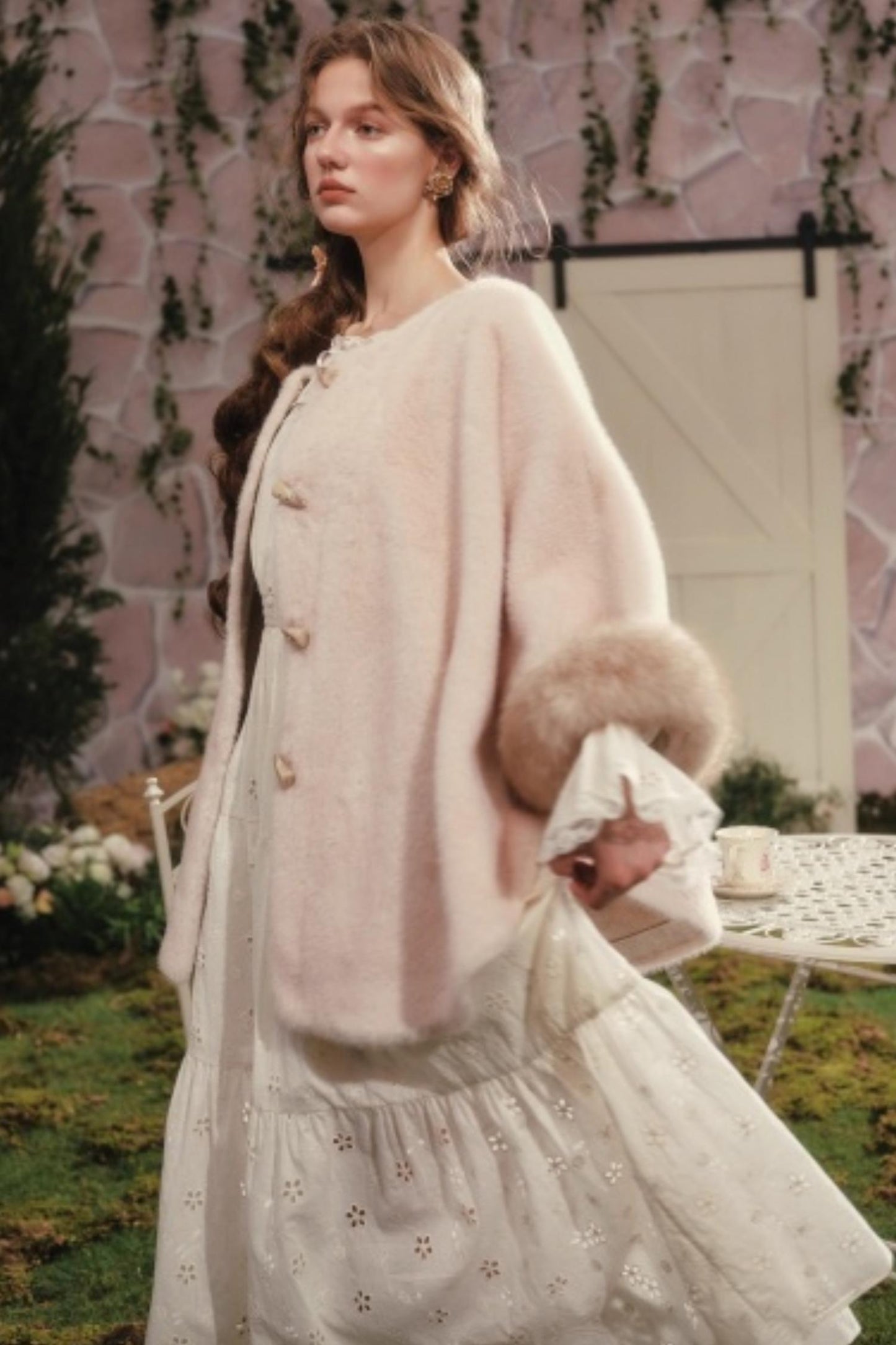 Lacemade Camellia Off-Shoulder Dress