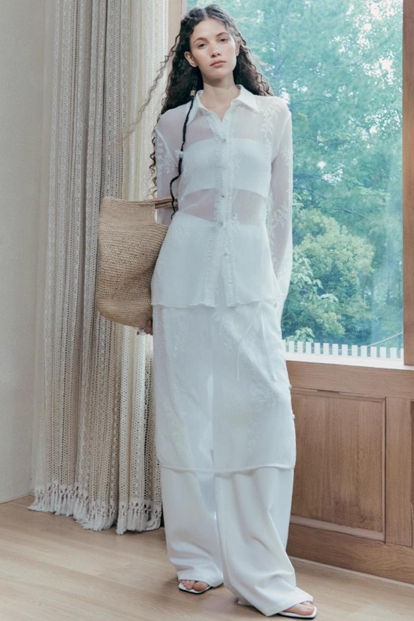 French Layered Sunscreen Top