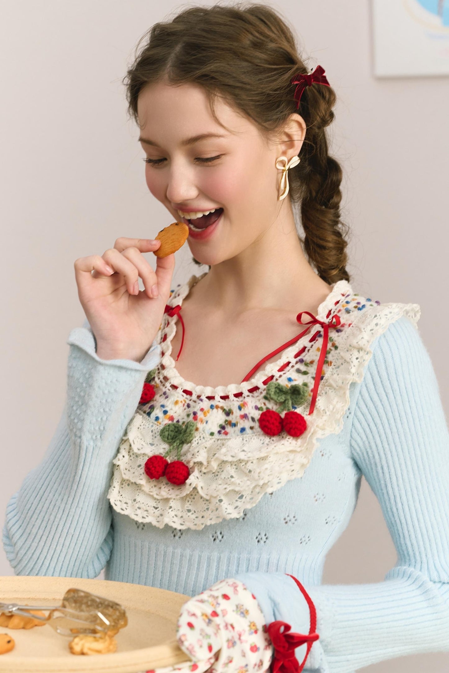 Berry Cake Heavy Work Knit Dress