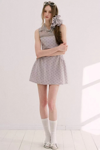 Misty Purple Retro Dress