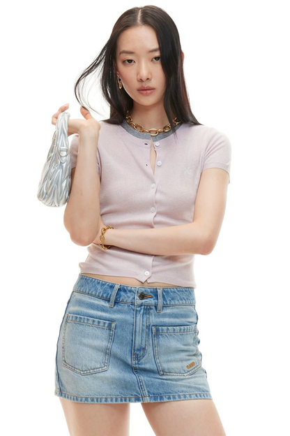 Sheep Wool Color-Block Top