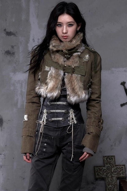 Vintage Knight Leather Waist Seal