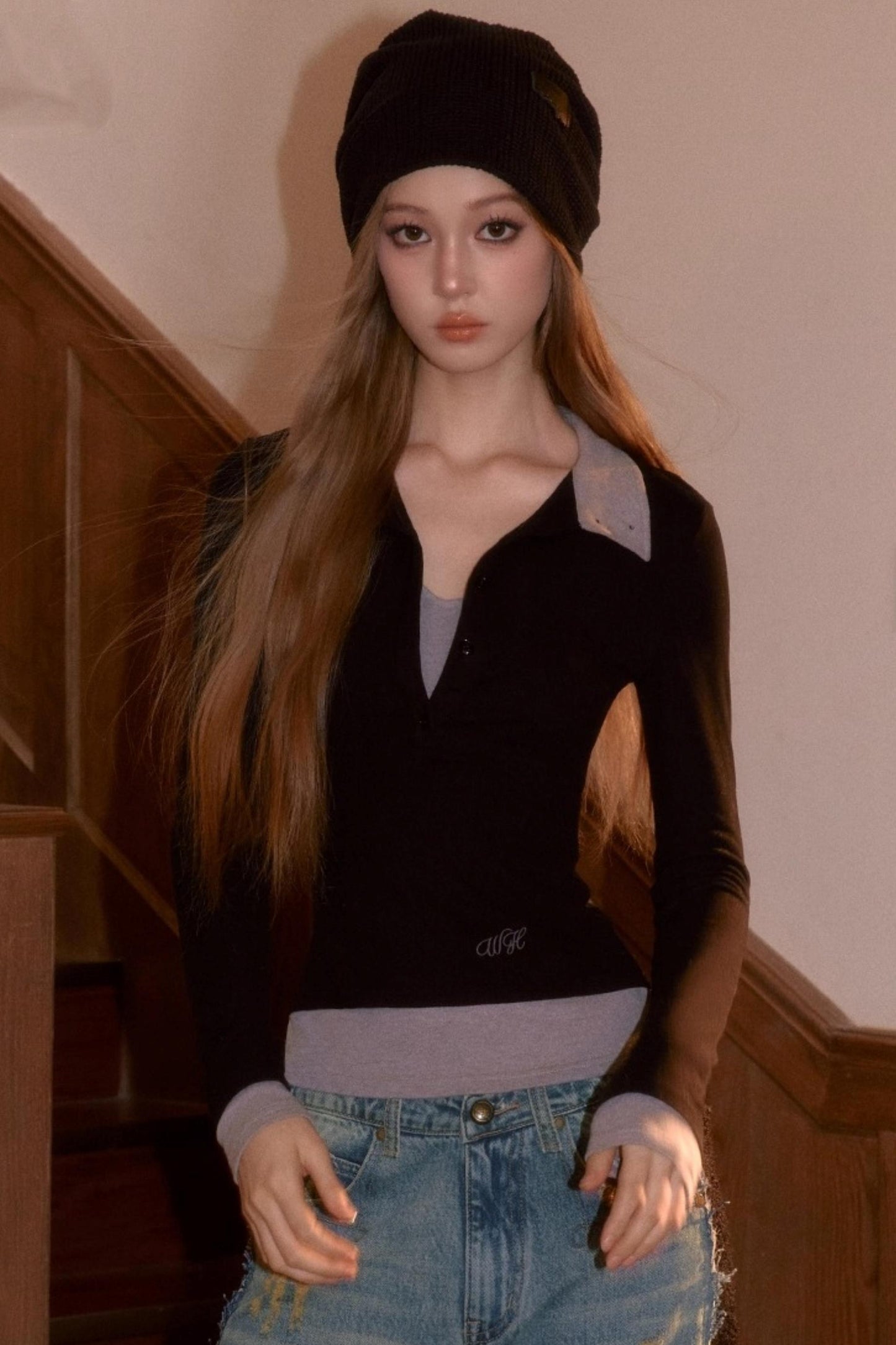 Color-Block Two-Piece T-Shirt