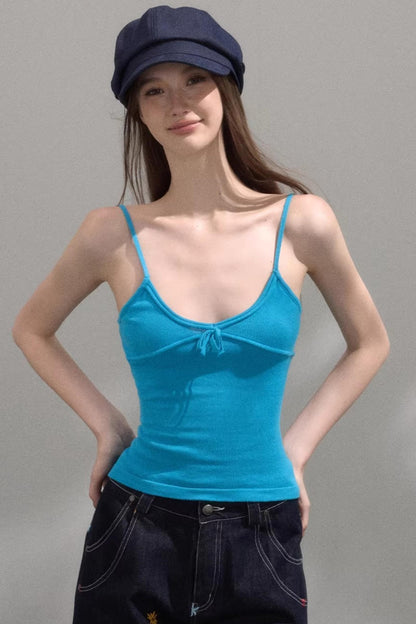 Sweet Embroidered Knitwear Set