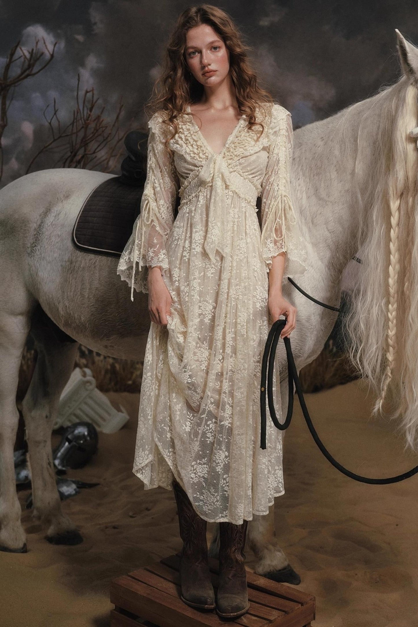 Princess Charming Lace Dress Set-Up