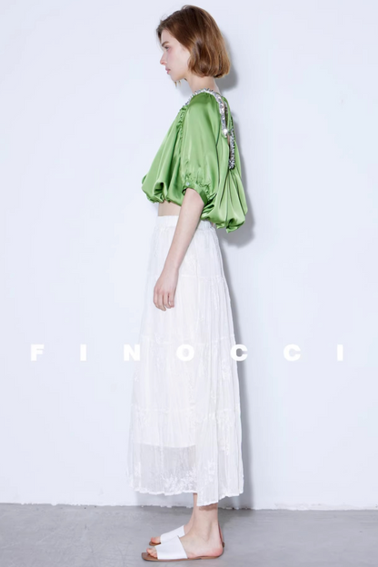 Romantic Lace A-Line Skirt