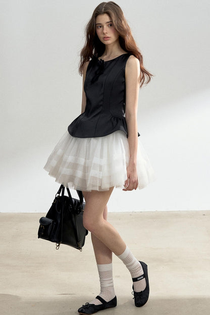 Maiden Tess Lace & Satin Tutu Dress