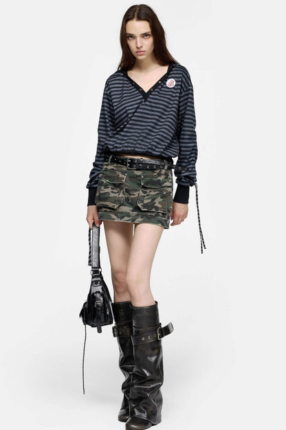 Diamond Hooded T-Shirt