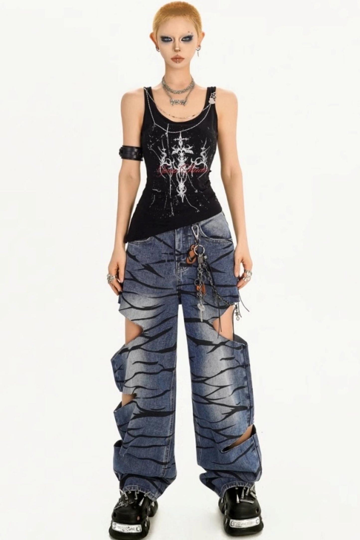 Summer Punk Style Vest