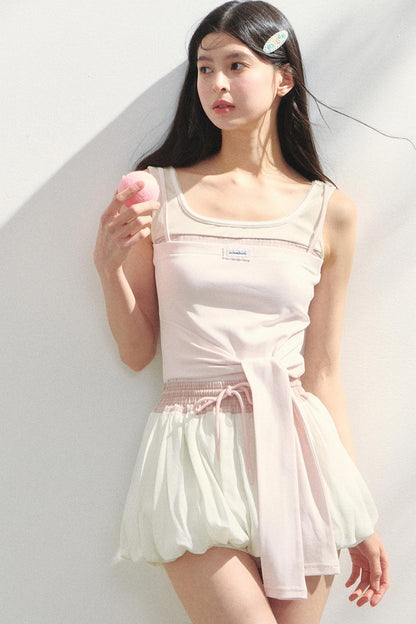 Retro Multicolor Layered Vest