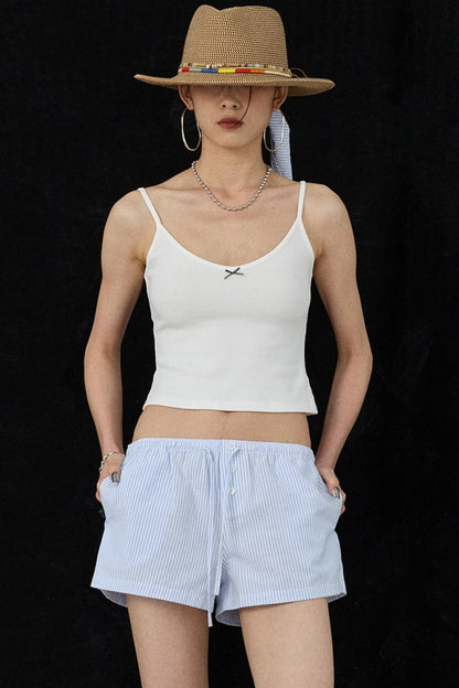 Striped Spring Shorts