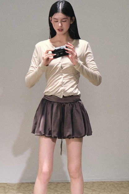 Reversible Bud Cardigan Top