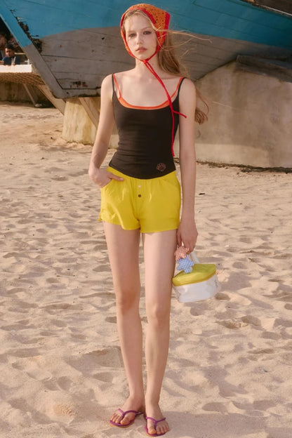 Color Block Makeup Pouch