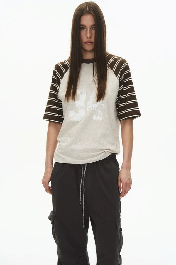 Retro Stripe Raglan T-Shirt