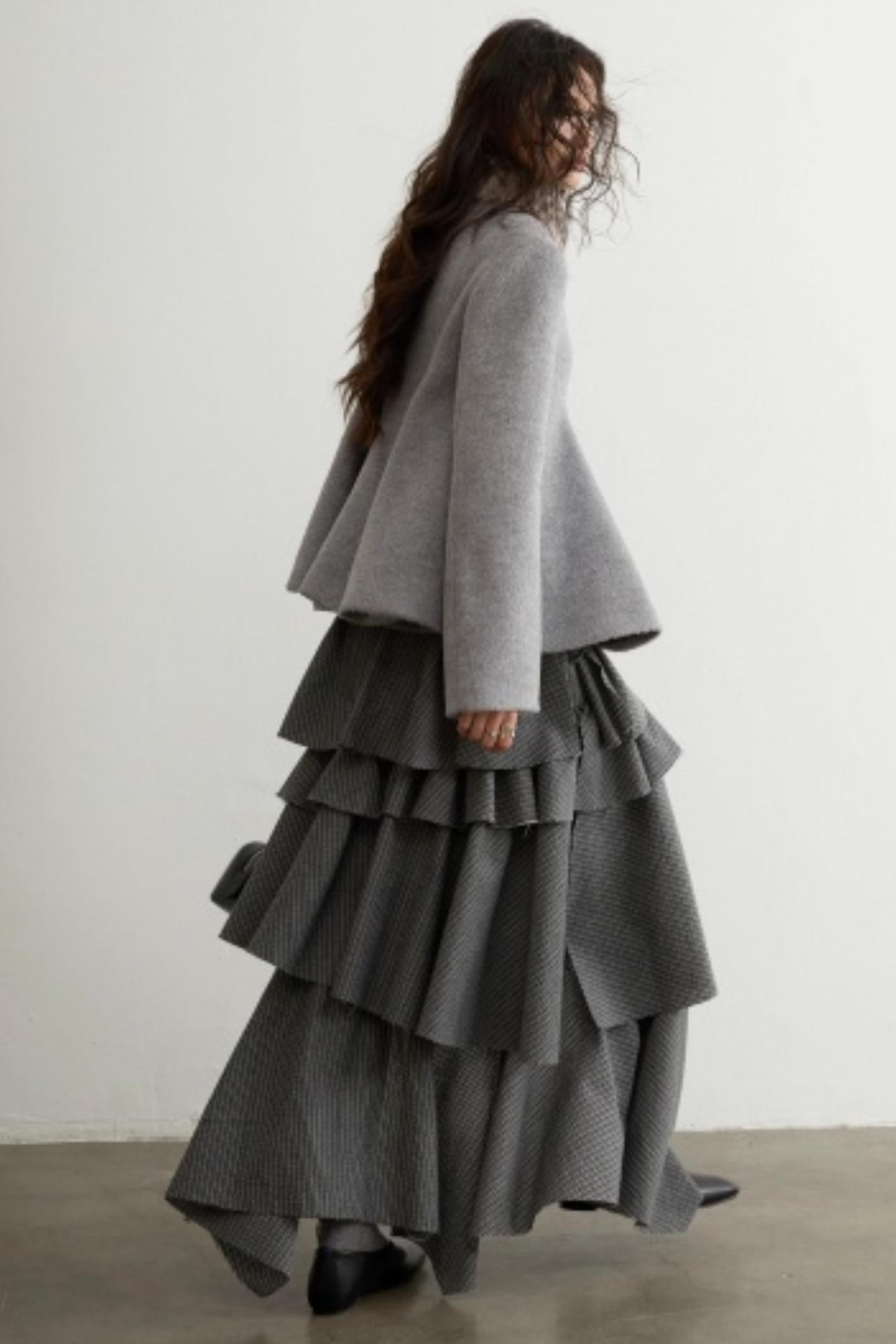 Retro Leopard Wool Top