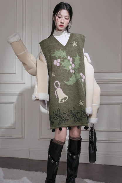 Pine Needle Knit Dress