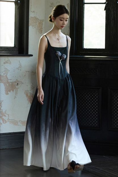 Romantic Tulip Halter Dress