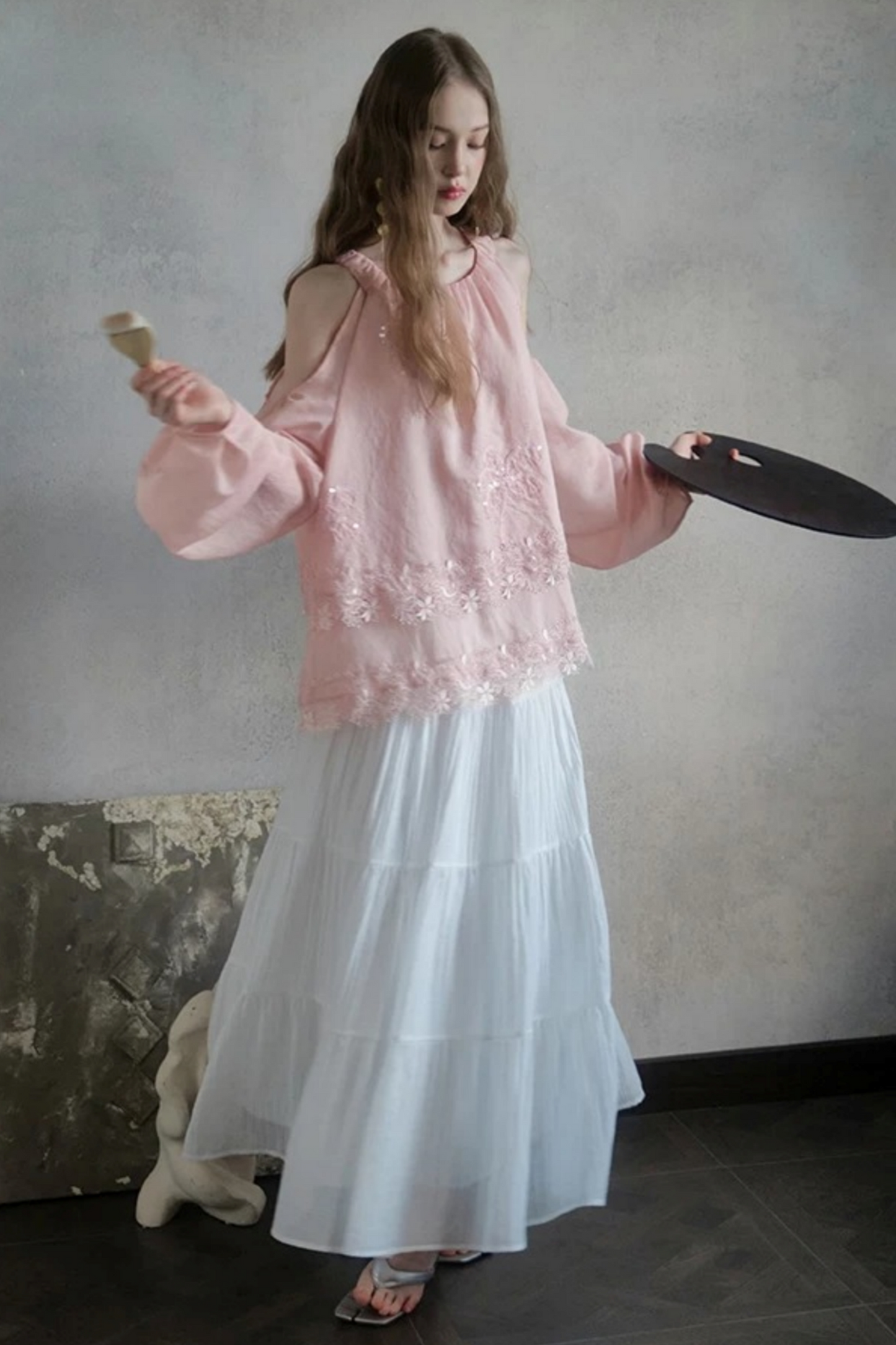 Frida Rose Lace Blouse