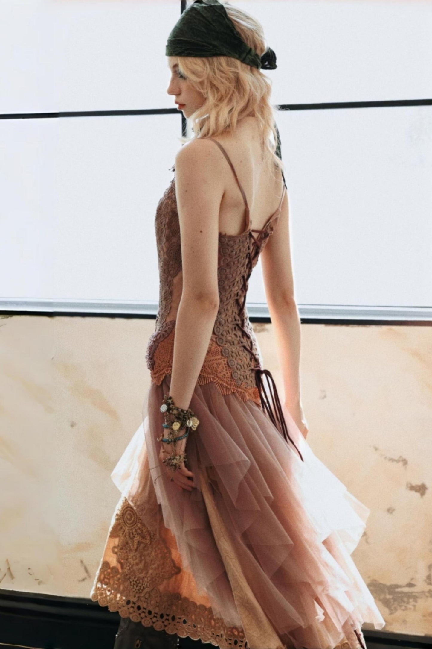 Vintage Elf Embroidered Dress