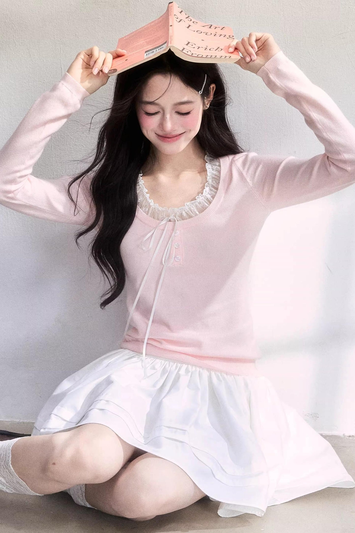 Spring Mist Knit Top