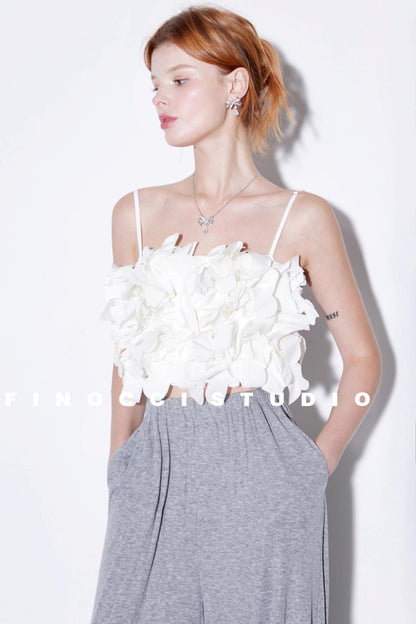 Ultra-Complex Double-Layer Petal Suspender