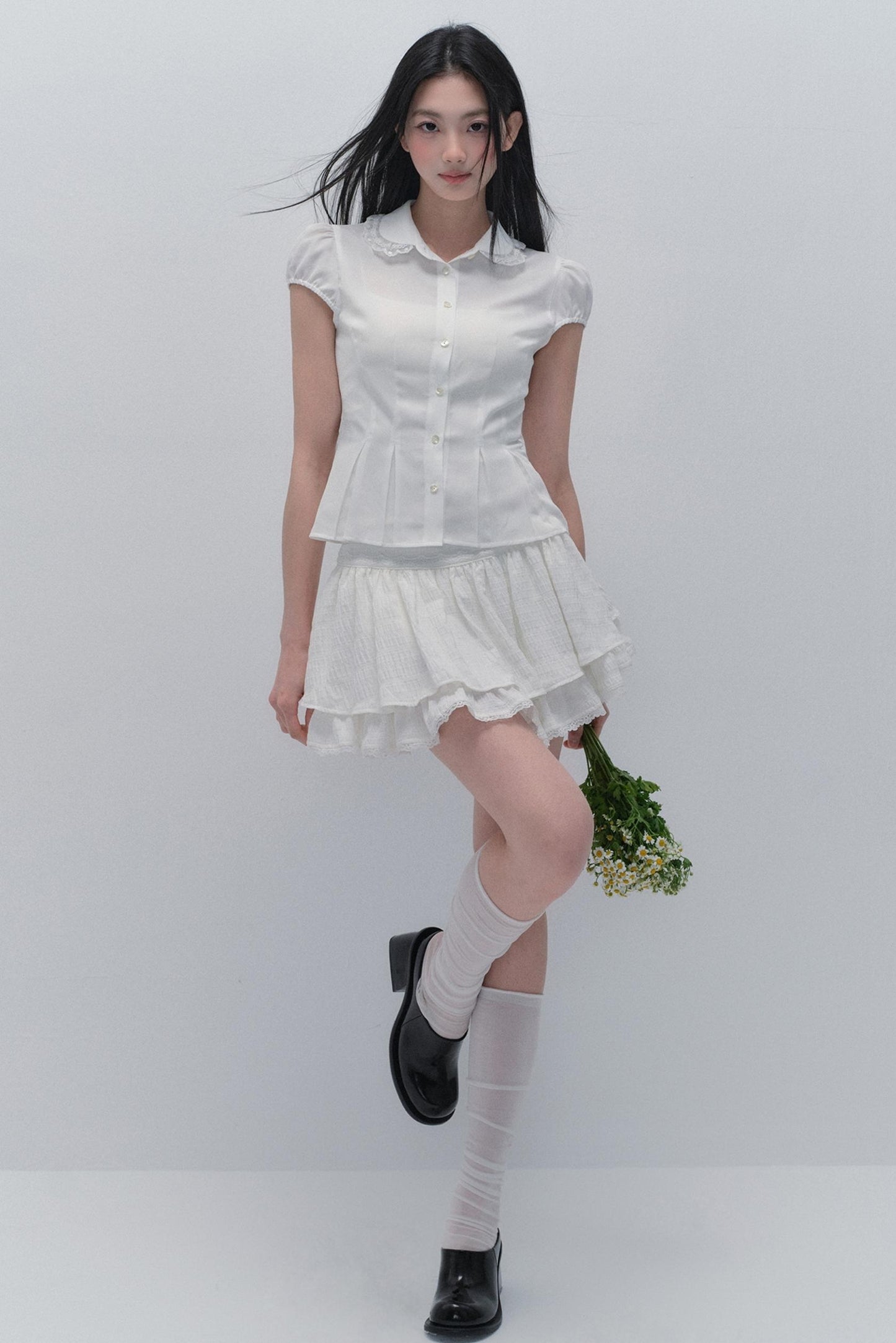 Korean Chic Layered Camisole Top Set-Up