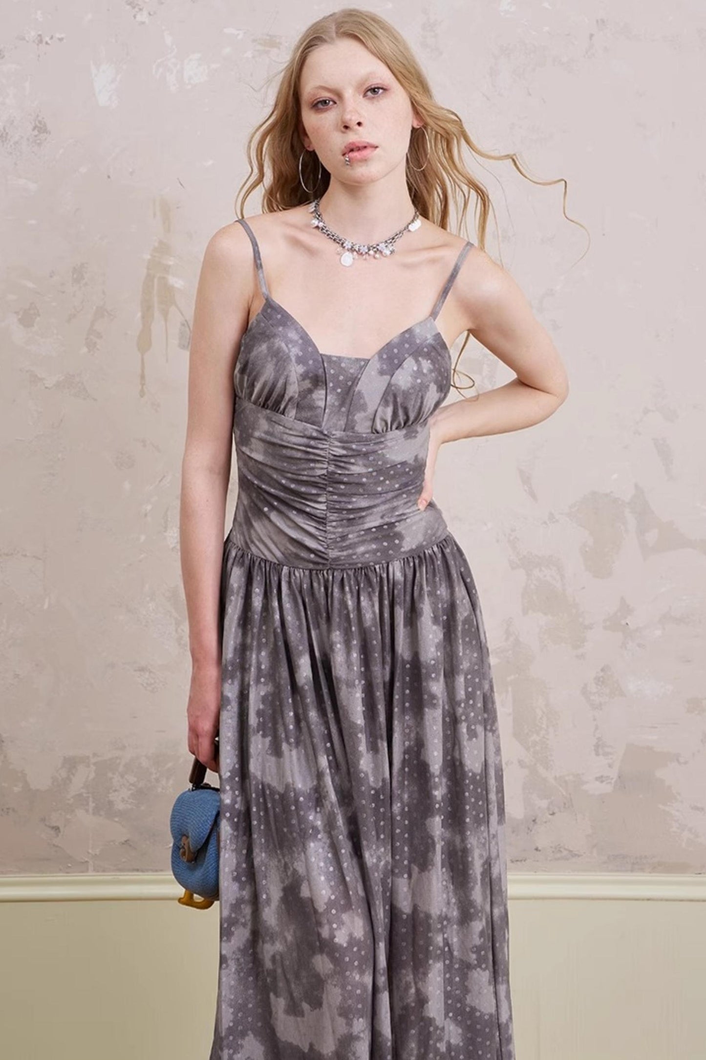 Polka Dot Maxi Dress