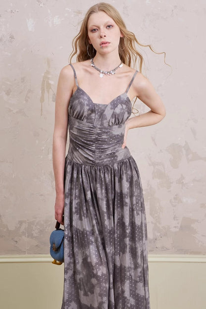 Polka Dot Maxi Dress