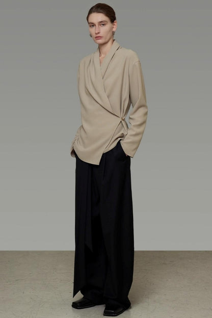 Irregular Autumn Loose Shirt