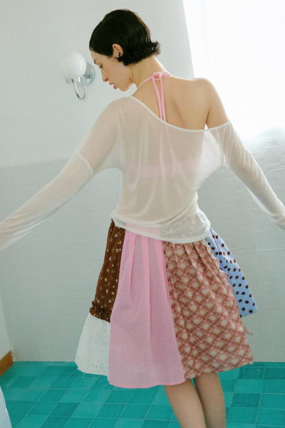 Asymmetrical Sleeve Top Set-UP