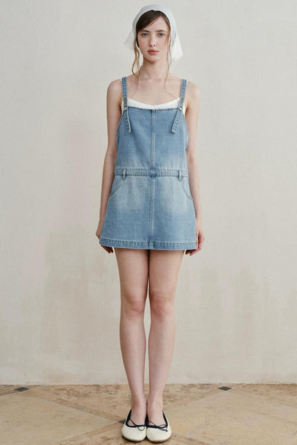 Sea Salt Retro Denim Dress