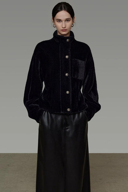 Retro Slimming Leather Skirt