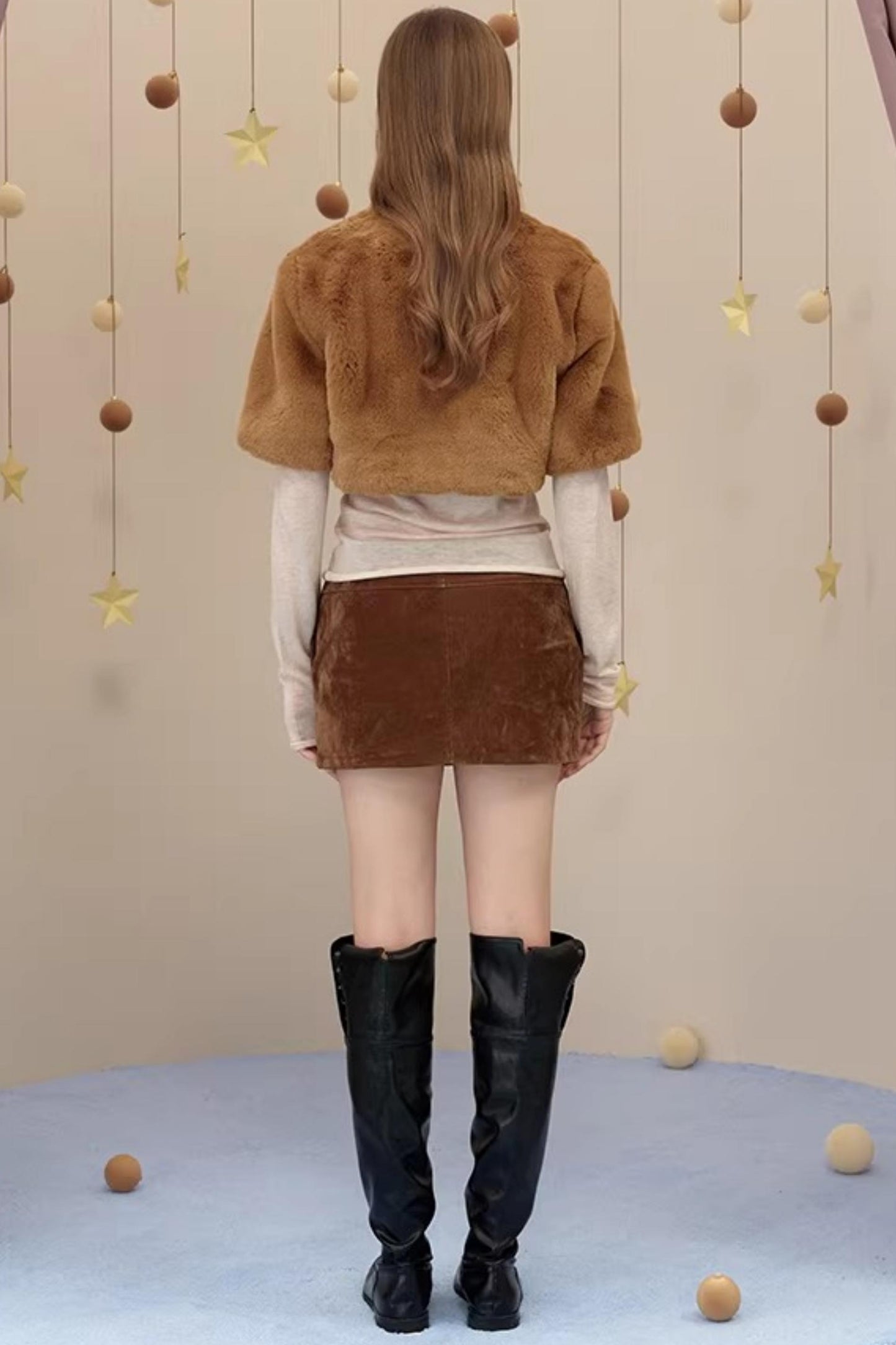 어반 레트로 A라인 스커트