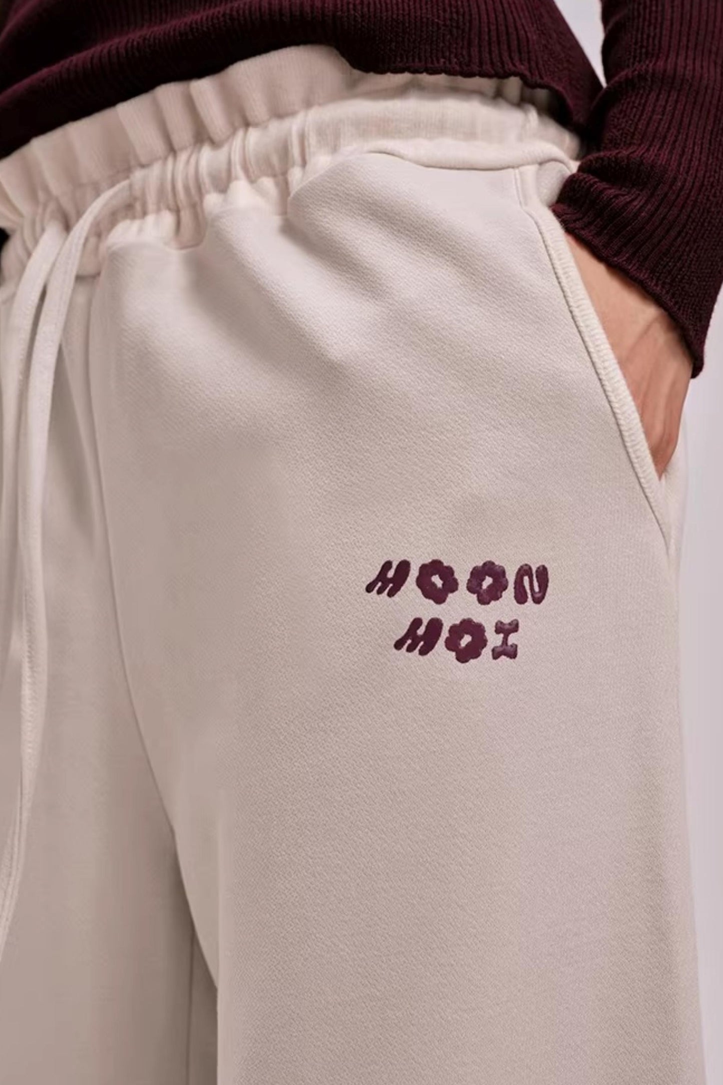Skin-Friendly Ribbed Sweatpants
