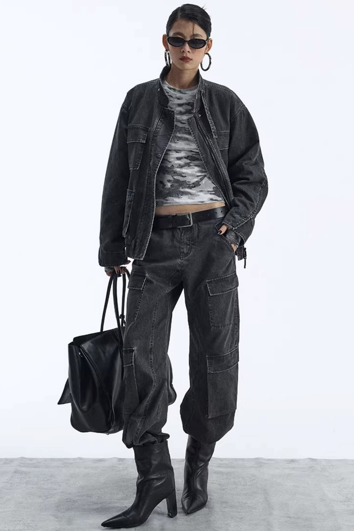 Abnehmbarer Kunstfellkragen gepolsterte Jacke