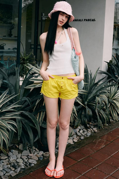 Summer Shell Halter Top